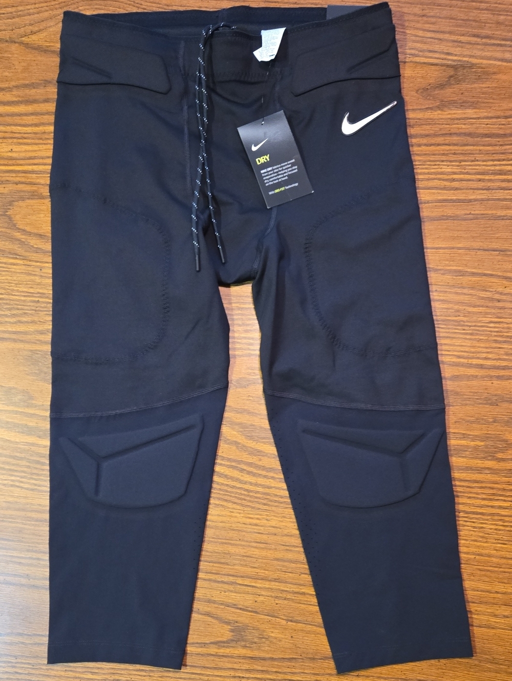 Nike Mens Black Padded Athletic Leggings